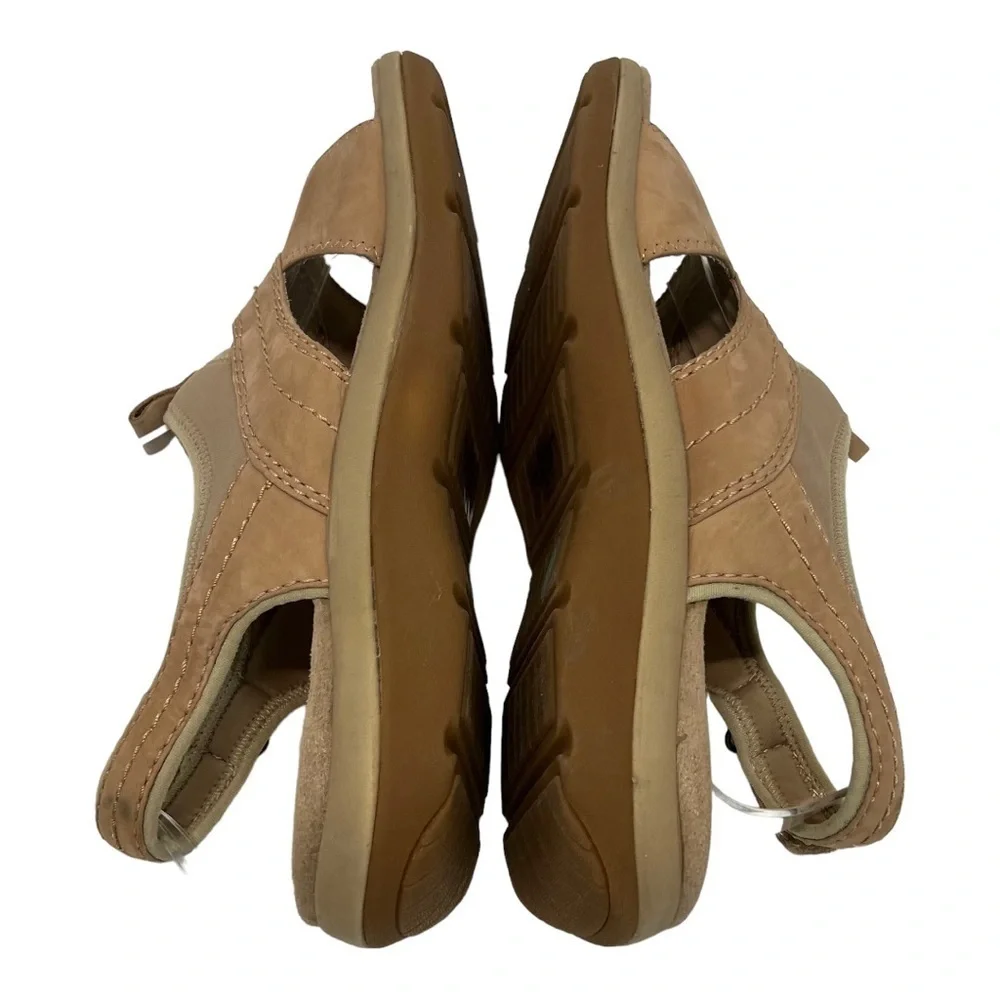 Easy Spirit Evio Tan Suede Casual Comfort Sandals Women’s 7.5 - Picture 9 of 12